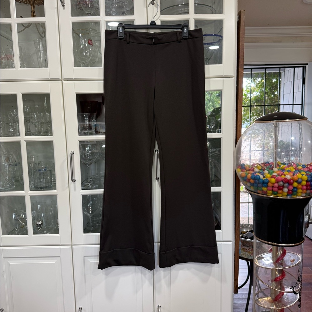 Express Women's Wide-Leg Pants in Dark Brown